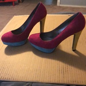 G by Guess Shoes - GUESS women’s size 11 color block heels G by Guess Shoes - GUESS women’s size 11 color block heels